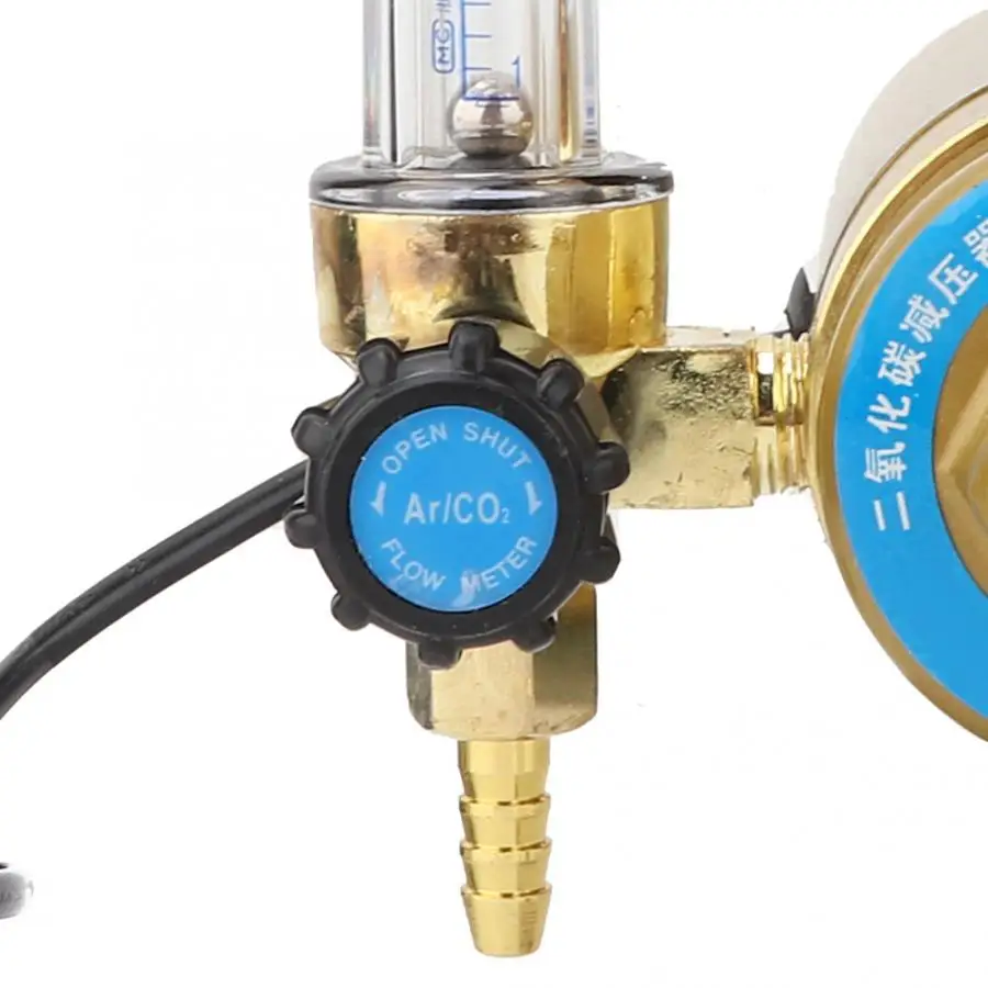 Регулятор давления CO2 регулятор редуктор диоксида углерода манометр с