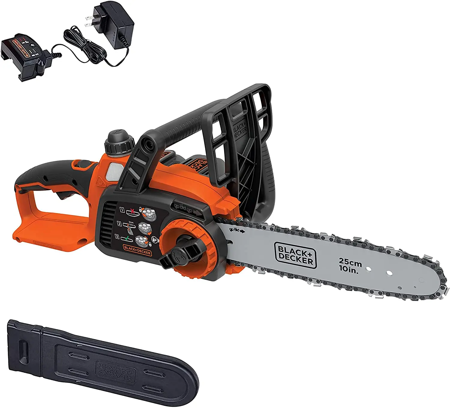 

Беспроводная бензопила BLACK + DECKER 20V MAX, 10 дюймов (LCS1020)
