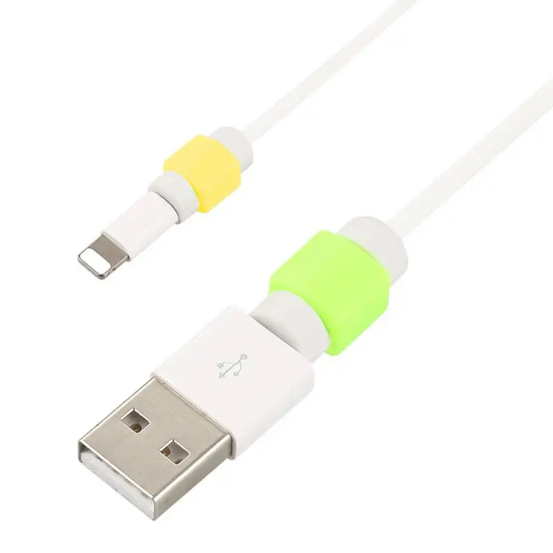 Силиконовый usb-кабель для защиты наушников провод шнур Защита Чехол зарядного