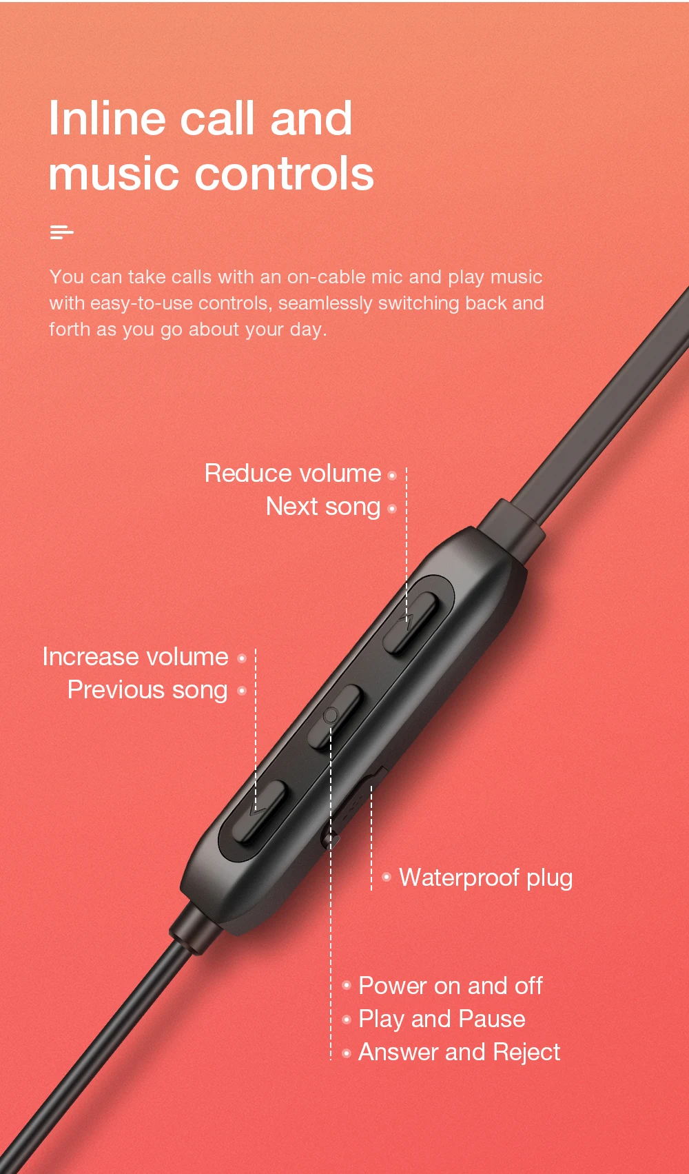 SANLEPUS наушники беспроводные наушники Bluetooth наушники спортивные Hifi гарнитура шейные наушники с микрофоном для Xiaomi Android