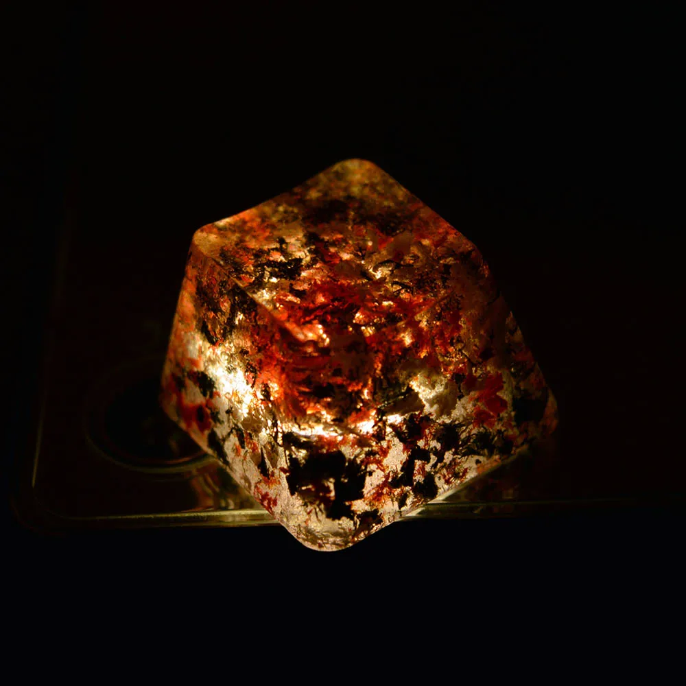 DIY Ручная подсветка колпачок для ключа из смолы вишневого переключателя