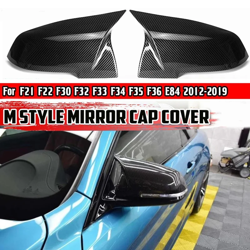 

Крышка бокового зеркала, для-BMW M2 F21 F22 F30 F32 F33 F34 F35 F36 E84 2012-2019 крышки зеркала заднего вида из углеродного волокна