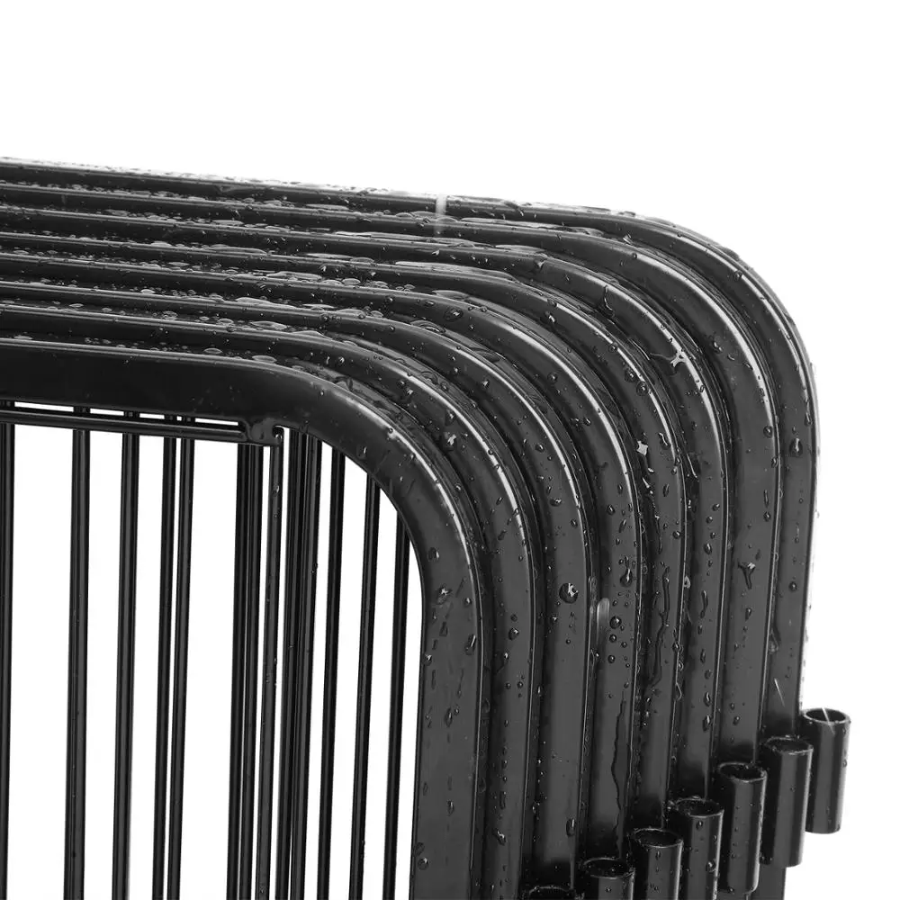 

40" Dog Pet Playpen Heavy Duty Metal Exercise Fence Hammigrid 8 Panel Black