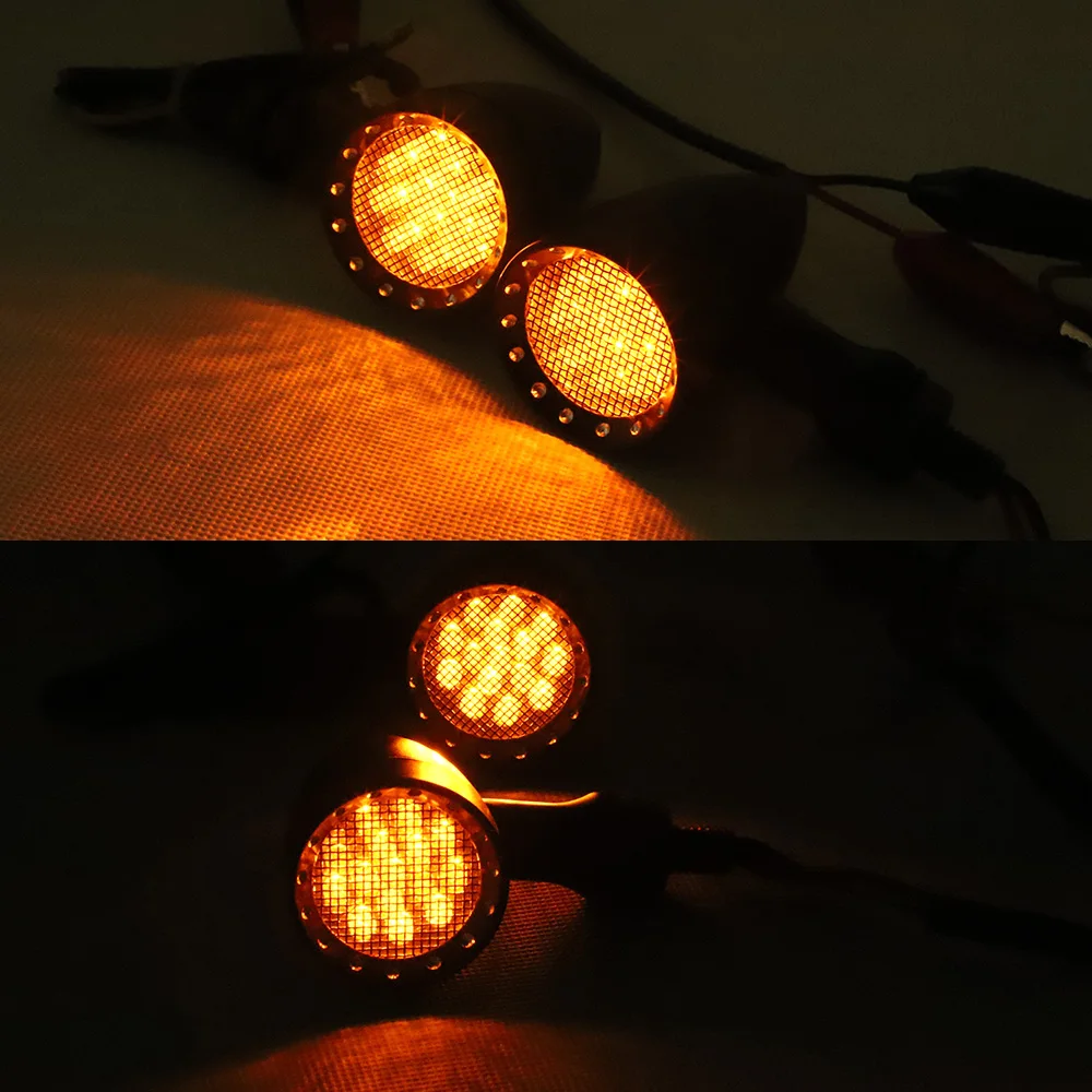 Светодиодный мотоциклетный светильник с поворотными сигналами s Black Bullet Blinker 12 В