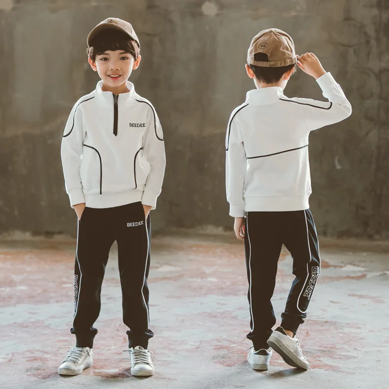 

New Sport Spring Summer Children's Clothes Set Baby Boys Sweatshirts + Pants 2pcs/Set Kids School Beach Outdoor Teenage Clothing
