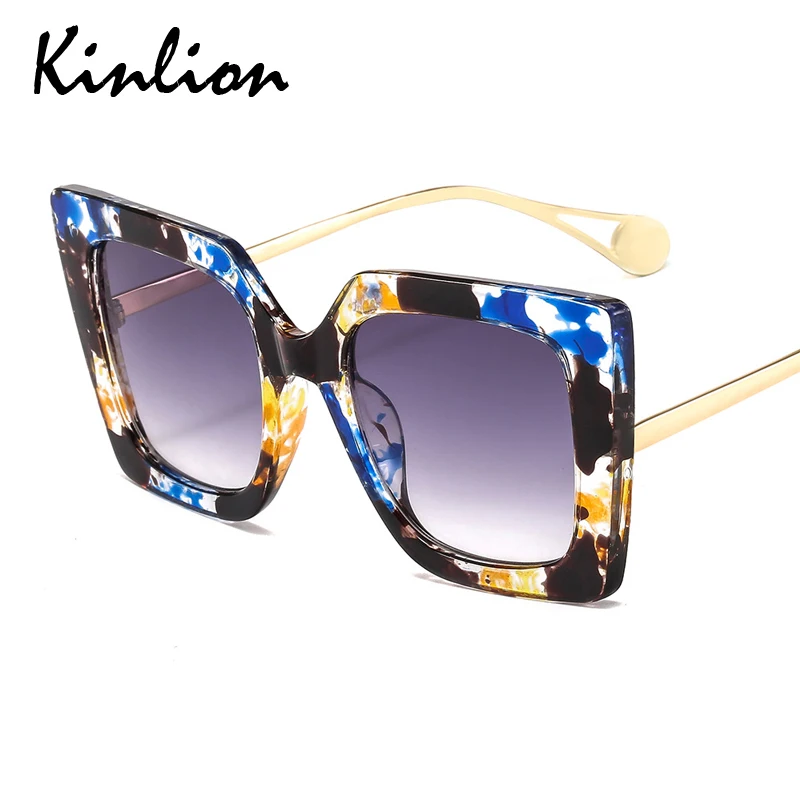 Солнцезащитные очки Kinlion в ретро стиле для мужчин и женщин прямоугольной формы