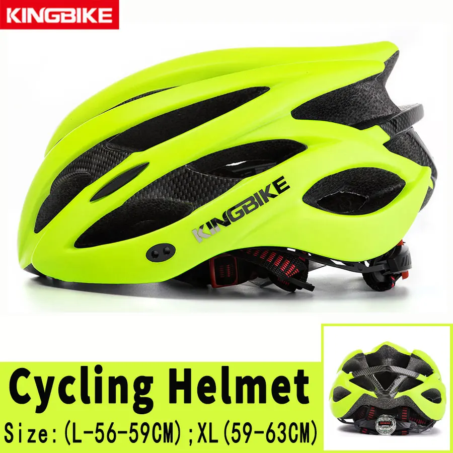 629-T5 KINGBIKE велосипедный шлем дорожный велосипедный шлем ультра светильник горный MTB CE безопасный Бонтрагер ПВХ+ EPS шлем для велосипеда велосипедный светильник шлемы - Цвет: 629-T5