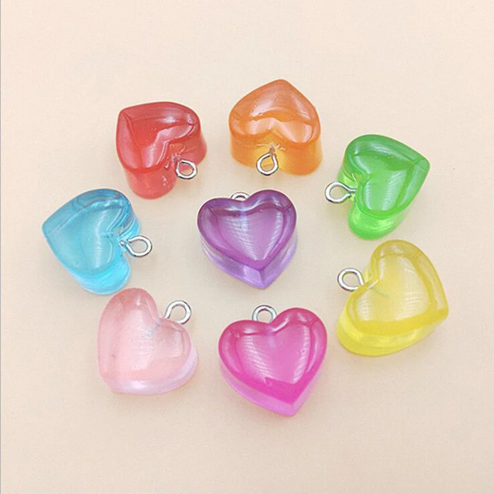 

Yamily 10 шт./17 мм подвеска из смолы с имитацией еды, милая звезда в форме сердца для изготовления сережек, ожерелий, ювелирных изделий своими рук...