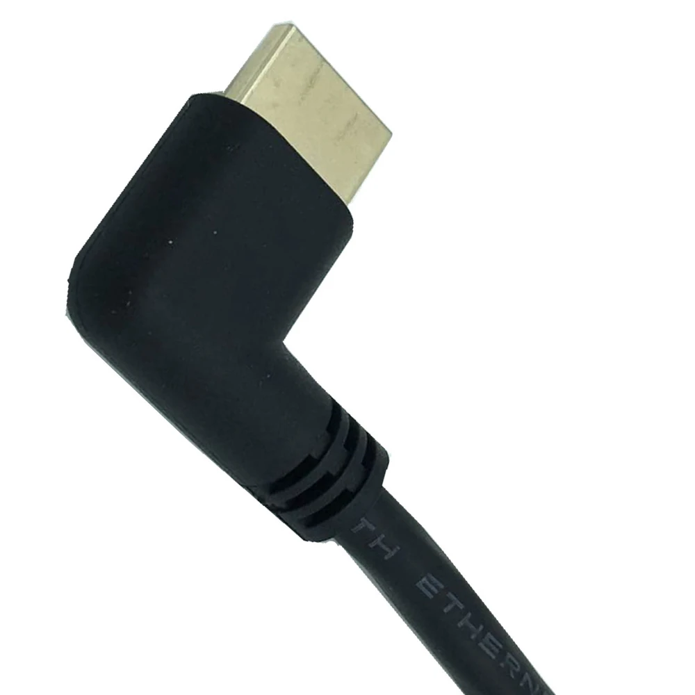 

HDMI 2.0V 4K*2K @60HZ ,HDMI Male Right Angled to HDMI Male Left Angled Cable 15CM