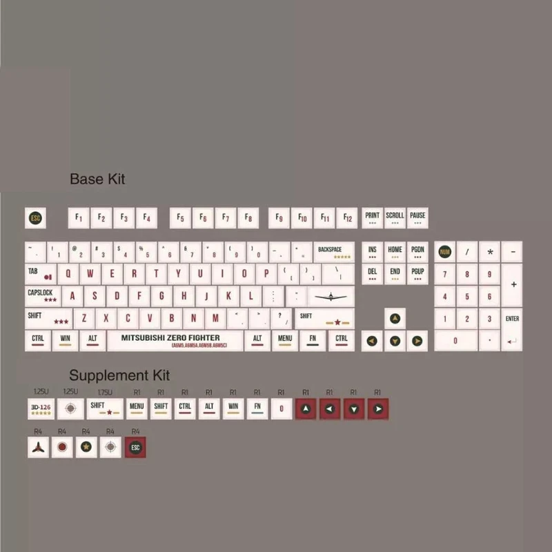 Колпачки для клавиш Cherry Profile PBT сублимационные колпачки механической игровой
