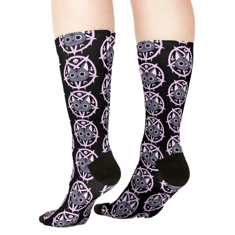 

2021 Women's socks kawaii personality Bodhi Rays Printed Socks Woman harajuku Happy Funny Novelty cute girl gift Socks for women