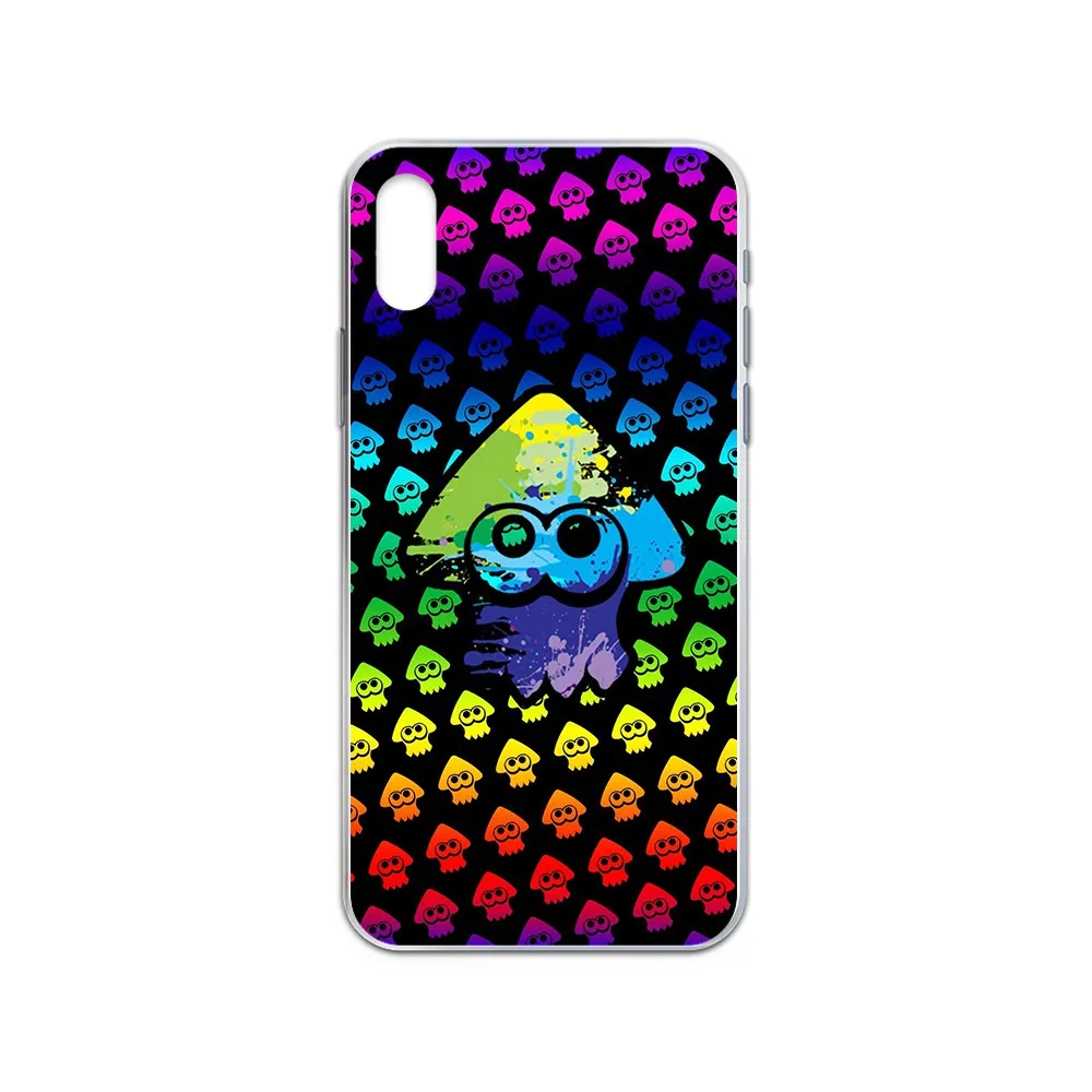 Чехол для телефона splatoon 2 Gun machine game мягкий прозрачный чехол iphone 4 4S 5 5C 5S 6 6S PLUS 7 8 X XR XS