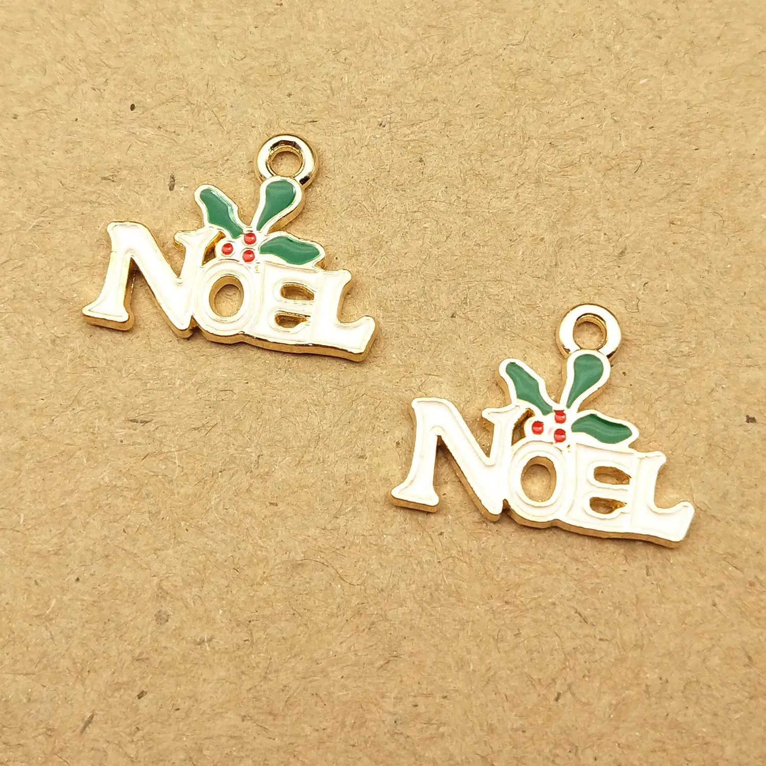 10 шт. 14x18 мм эмалированные Рождественские Подвески для ювелирные изделия делая