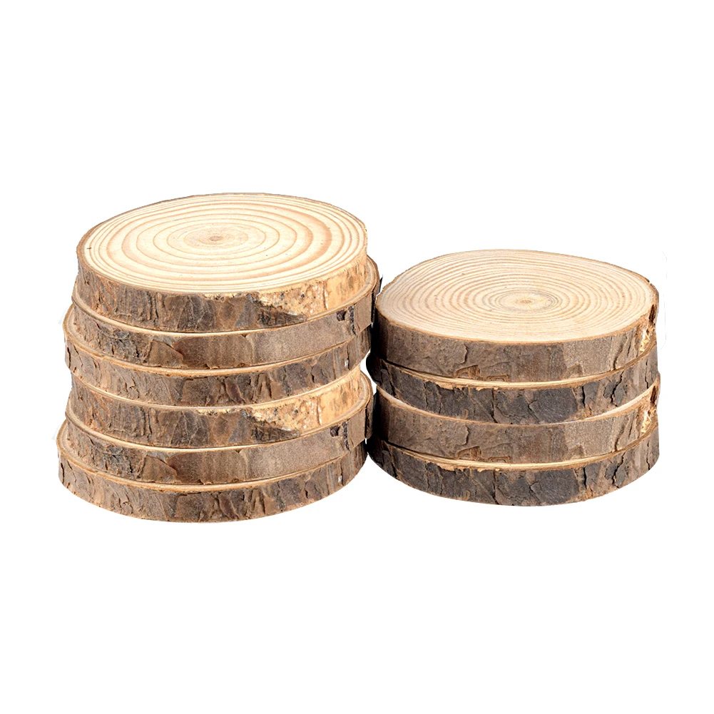 

5-10 шт. толщиной 1 см чип из натуральной сосны полированная основа ручная работа с древесными дисками TreeBark ручная работа DIY ремесла роспись дл...