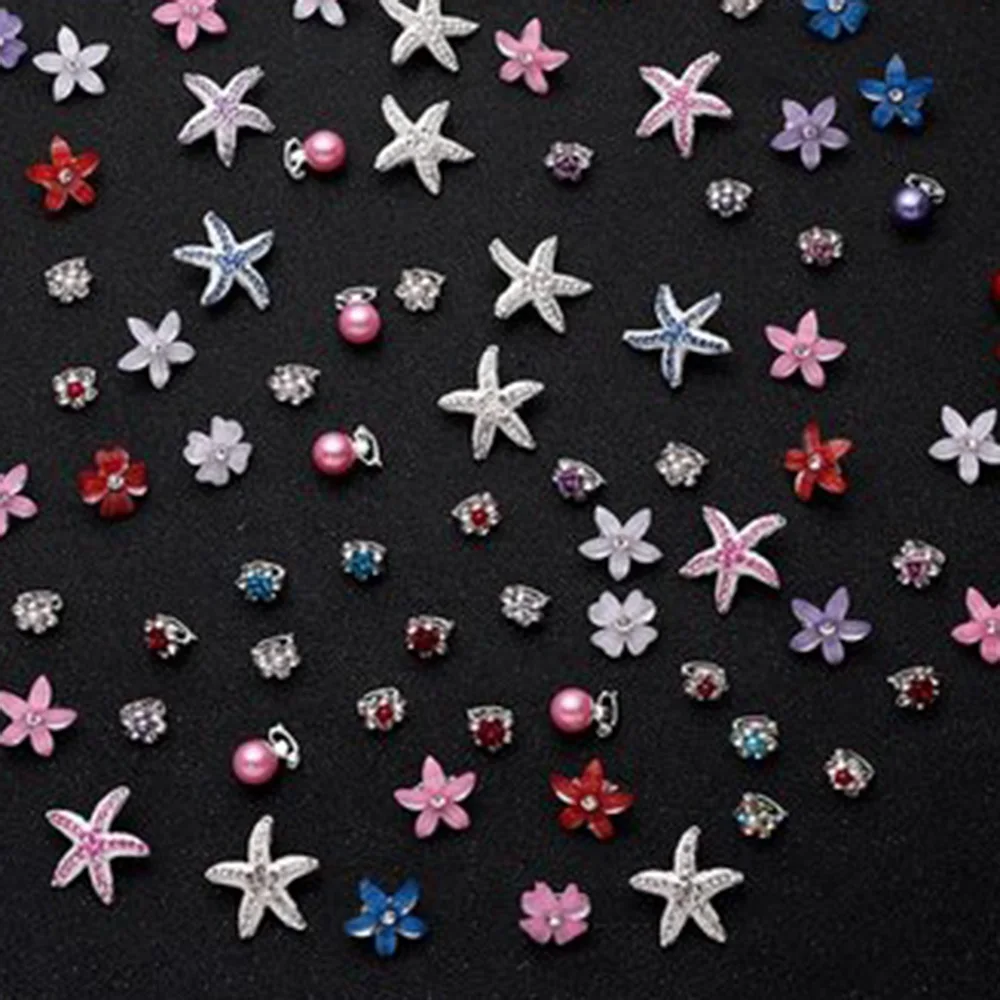 Женские заколки для волос с цветочным орнаментом металлические аксессуары