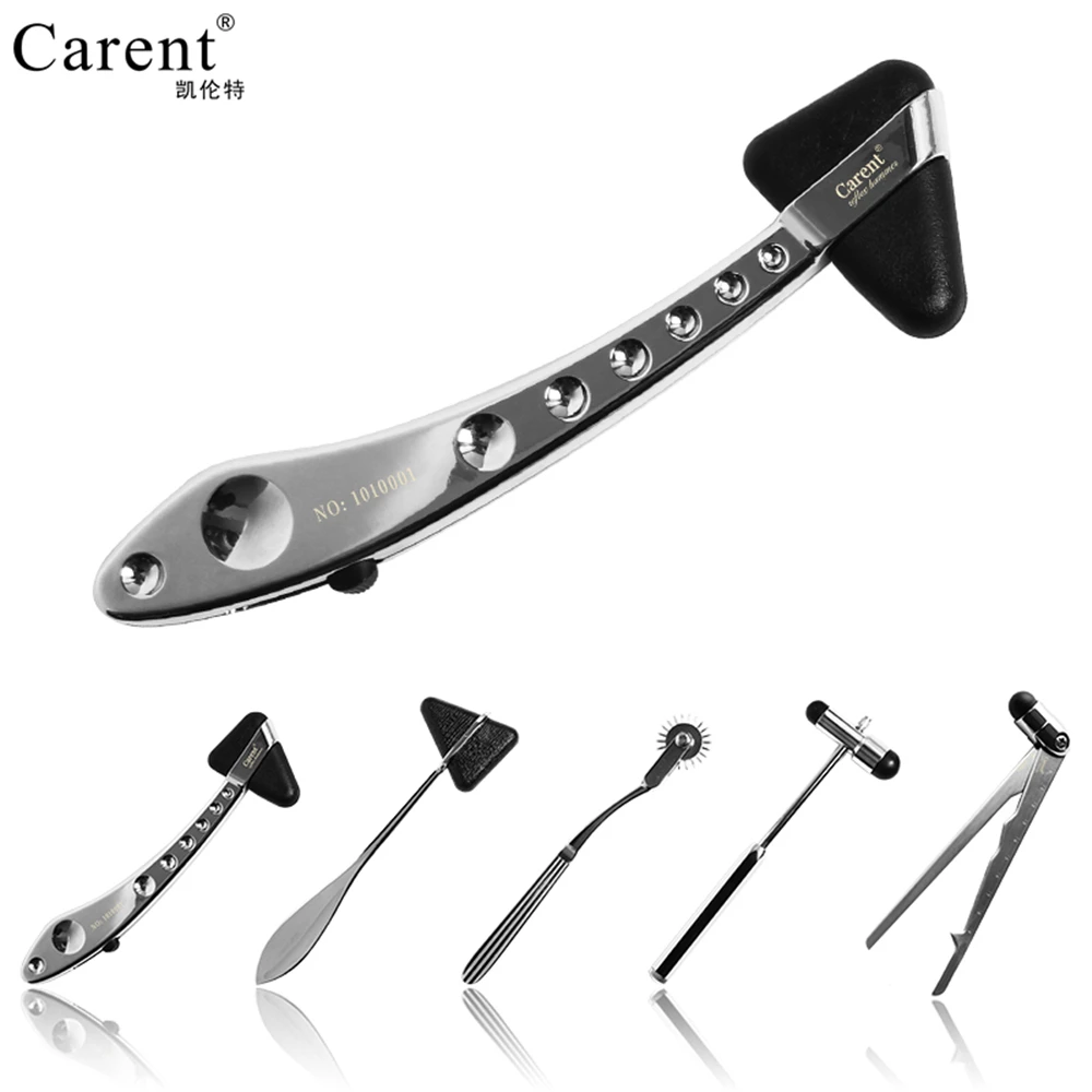 Carent 7 Types New Talyor Wartenburg Pinwheel Deluxe Medical Neurological Percussor Diagnostic Reflex Hammer | Красота и здоровье