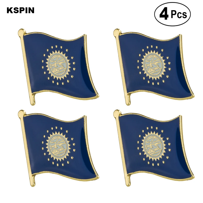

South Dakota Flag Pin Lapel Pin Badge Brooch Icons 4pcs
