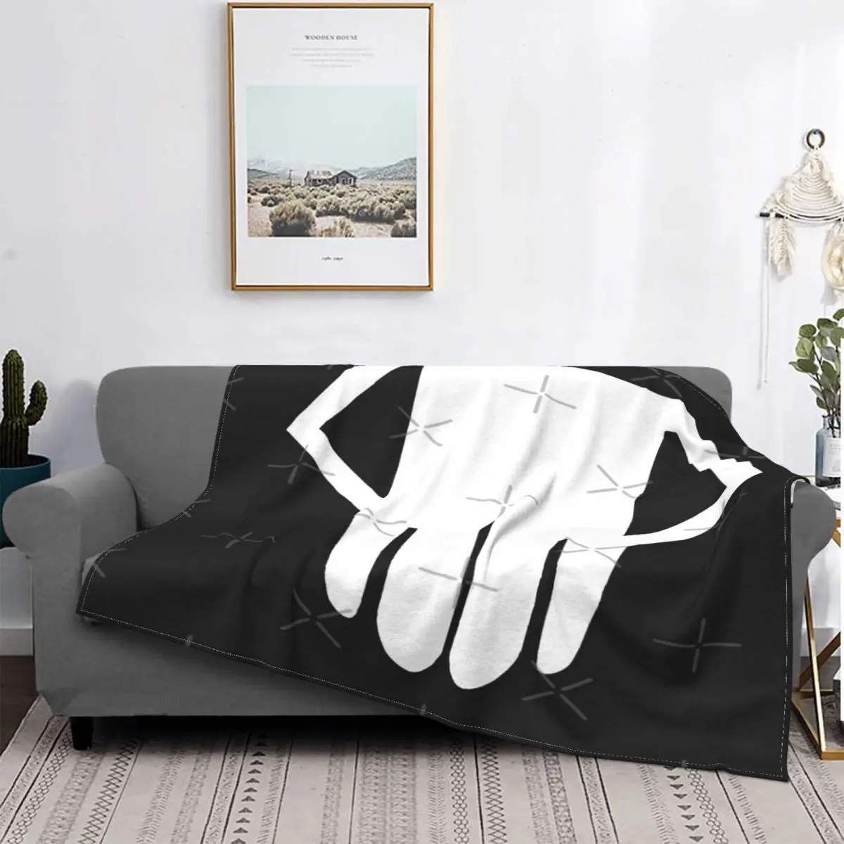 

Manta с изображением Калавера Bakugou Katsuki, colcha para cama, alfombra a cuadros, manta de picicnic a cuadros de Anime, textil d