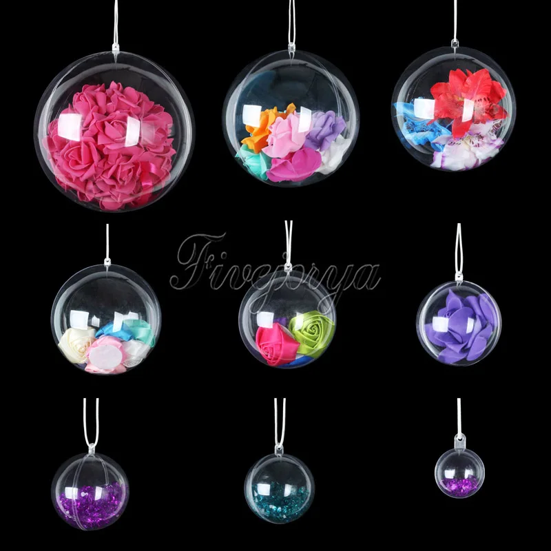 20 шт. Романтический дизайн фотопрозрачный пластиковый Рождественский