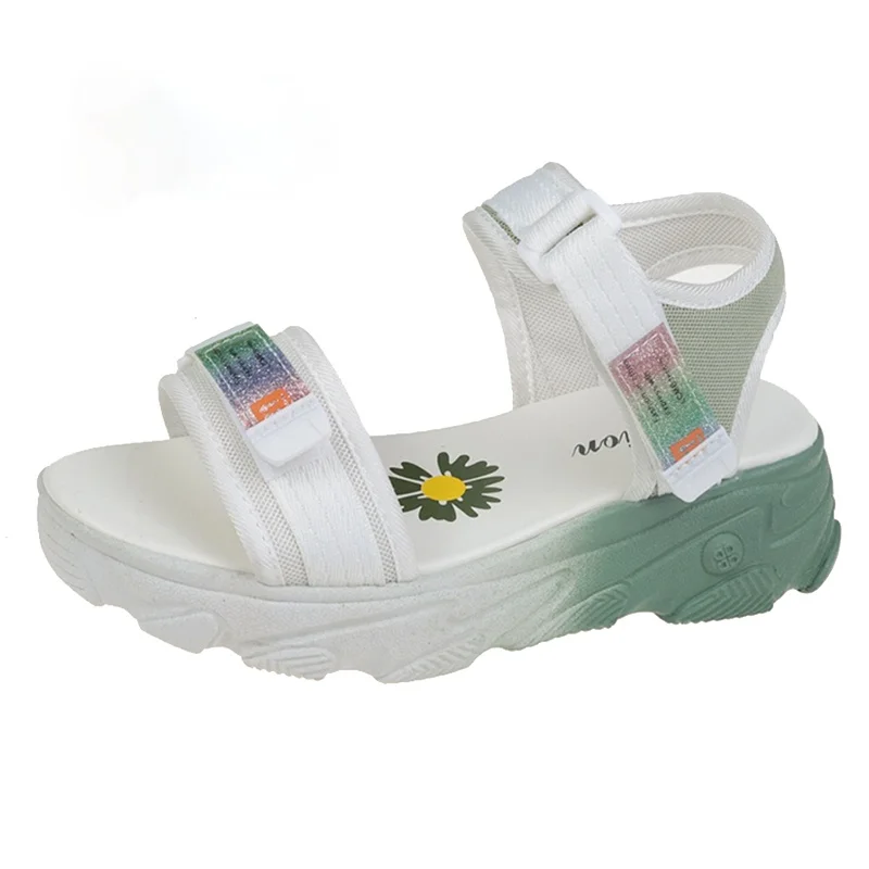 

2021 Trends Women Sandals Summer Fashion New Shoes Women Sports Sandals Ins Hot Sale Student Casual Shoes Woman Roman Sandal