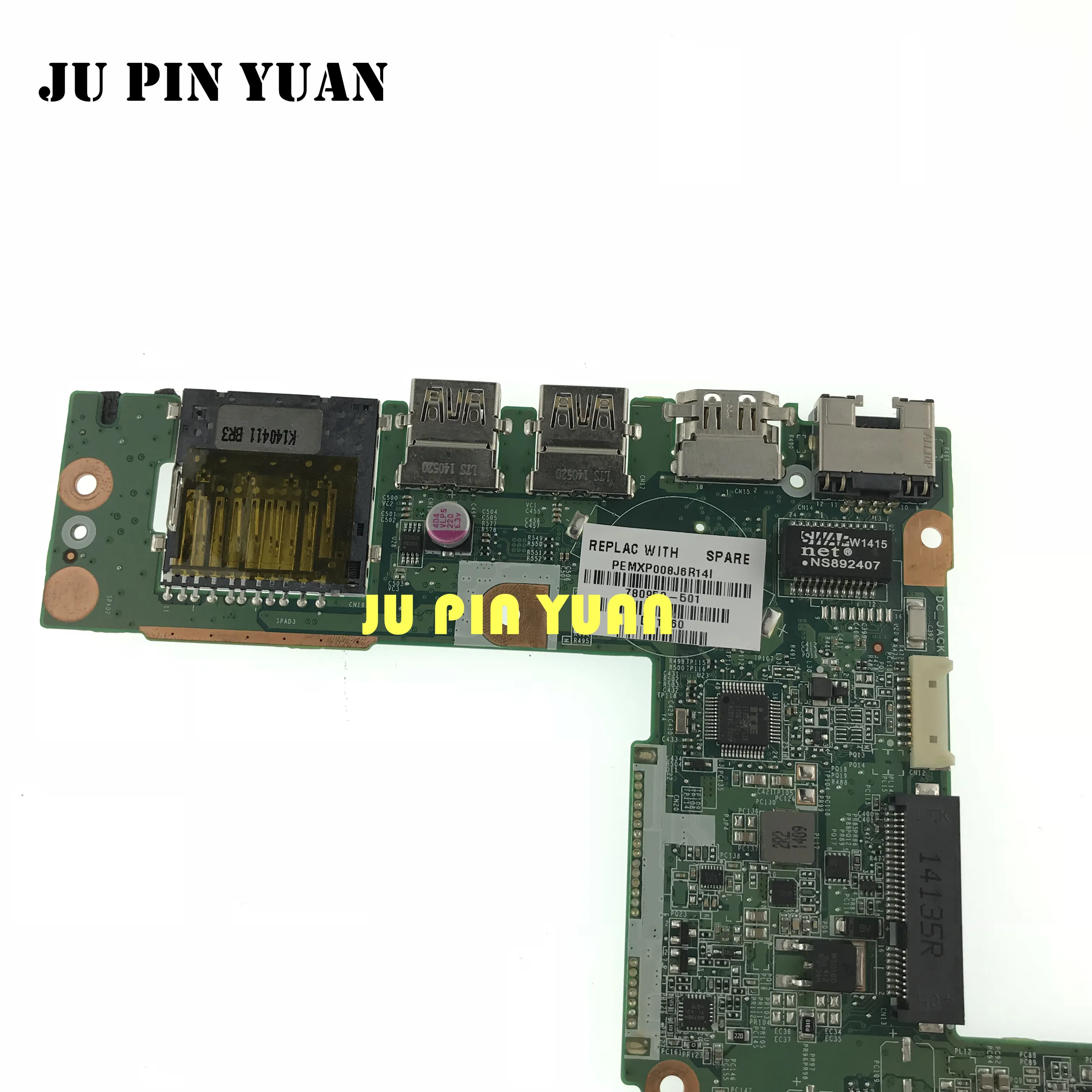 Ju pin yuan 780958 501 601 для HP Pavilion X360 15 U материнская плата ноутбука с i7 4510U CPU DA0Y61MB6E0