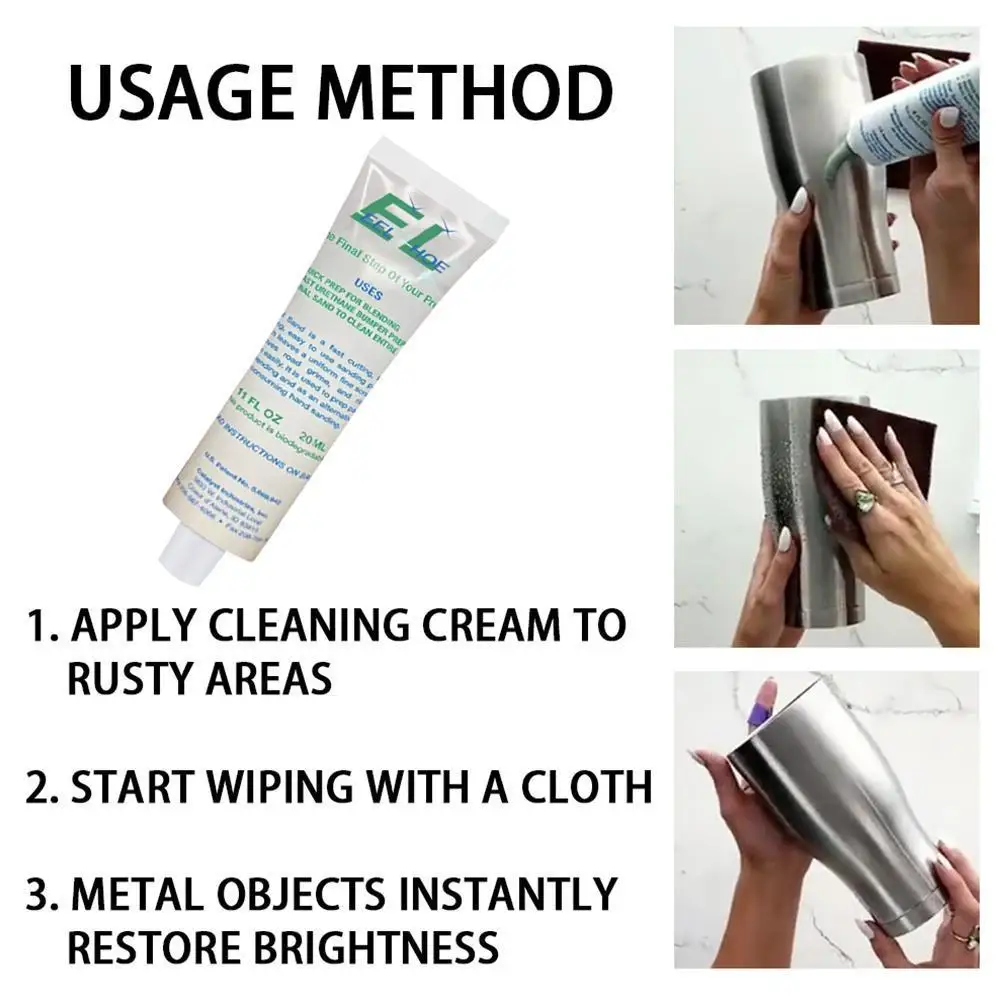 

Multipurpose Cleaning Paste Metal Polishing Cream Watch Cleaning Kitchen Steel Home Stains Ceramic Strong Cleaner T8F8