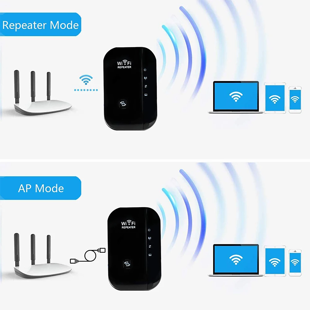 300 Мбит/с Wi Fi ретранслятор беспроводной WiFi усилитель сигнала большой диапазон