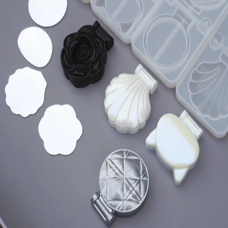 Складные зеркальные силиконовые подвески для кошачьего макияжа аксессуары