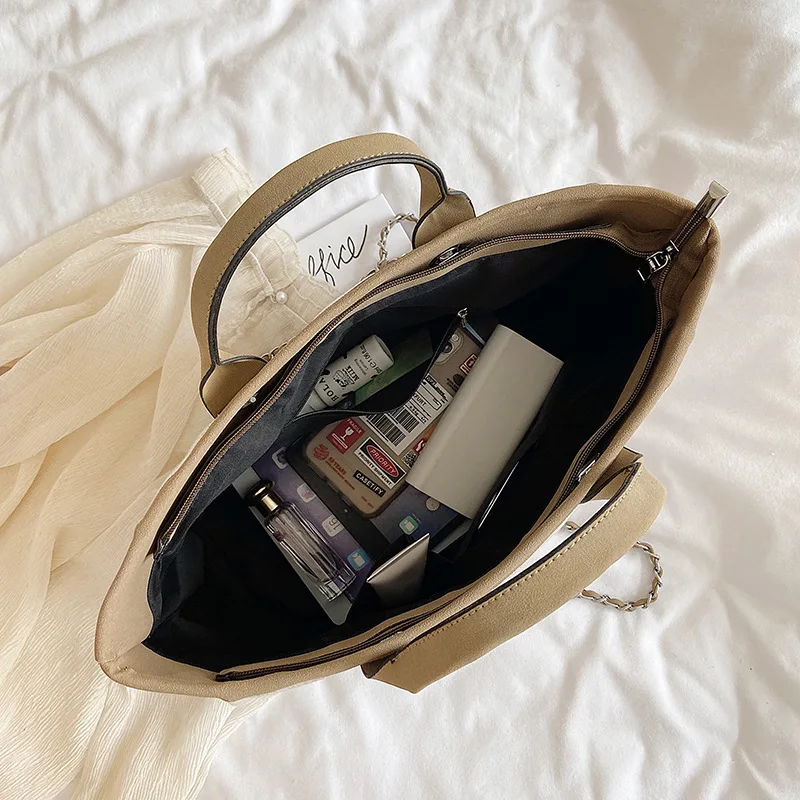 

Fashion Canvas Large Capacity Women Handbag New Female Chains Shoulder Tote Bags Luxury Brand Ladies Messenger Shopper Bag Bolsa