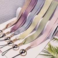 mobile phone lanyard hanging neck wide cloth strap mobile phone case pendant universal detachable sling anti lost rope