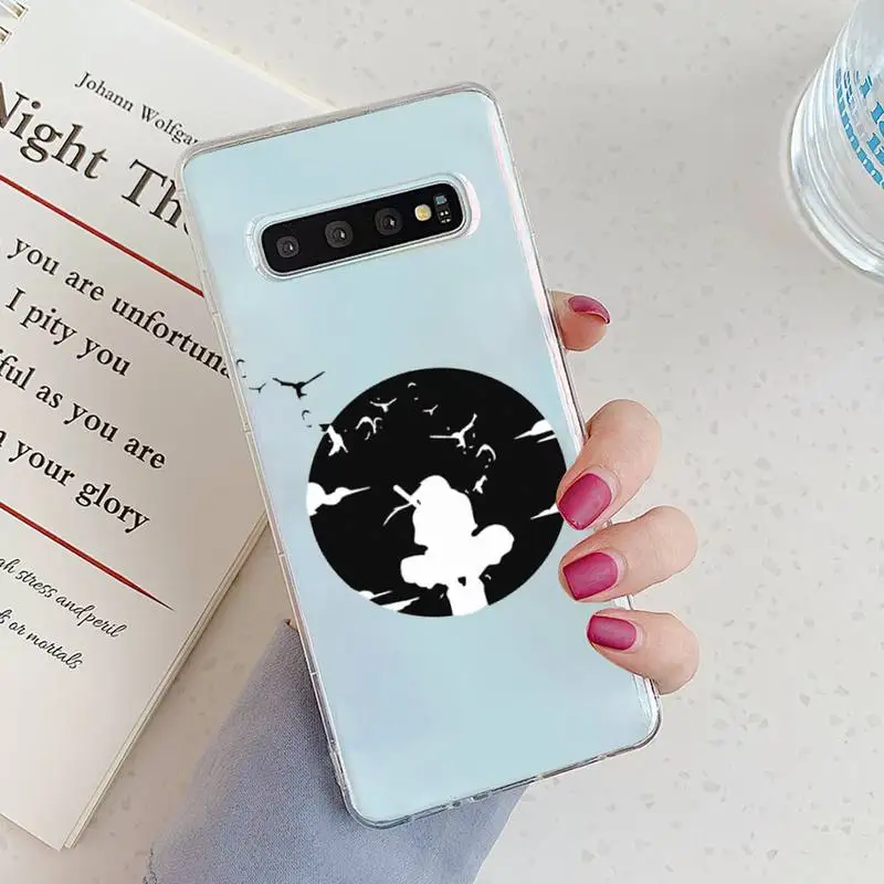 

Japan Anime Naruto Sasuke Phone Case Transparent for Samsung A71 S9 10 20 HUAWEI p30 40 honor 10i 8x xiaomi note 8 Pro 10t 11