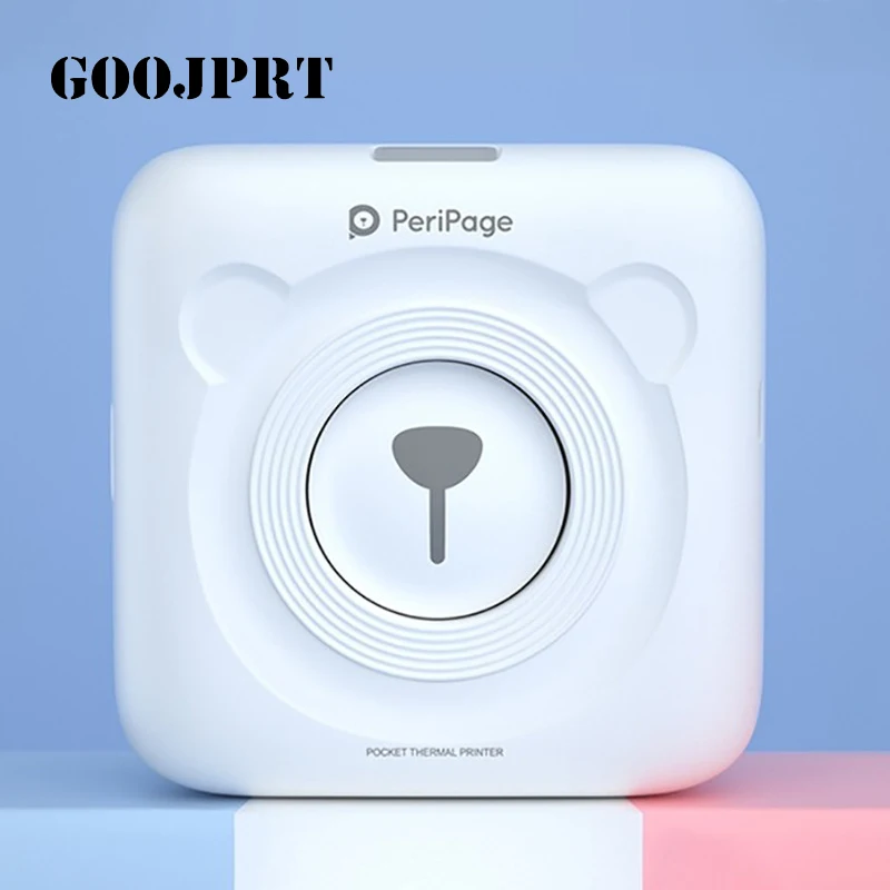 GOOJPRT A6 PeriPage Bluetooth термопринтер Мини Карманный фотопринтер для мобильного