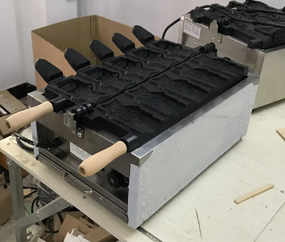 Бесплатная доставка 110 В 220 фотолампа с открытым ртом|cone maker|taiyaki machineice cream cone maker |