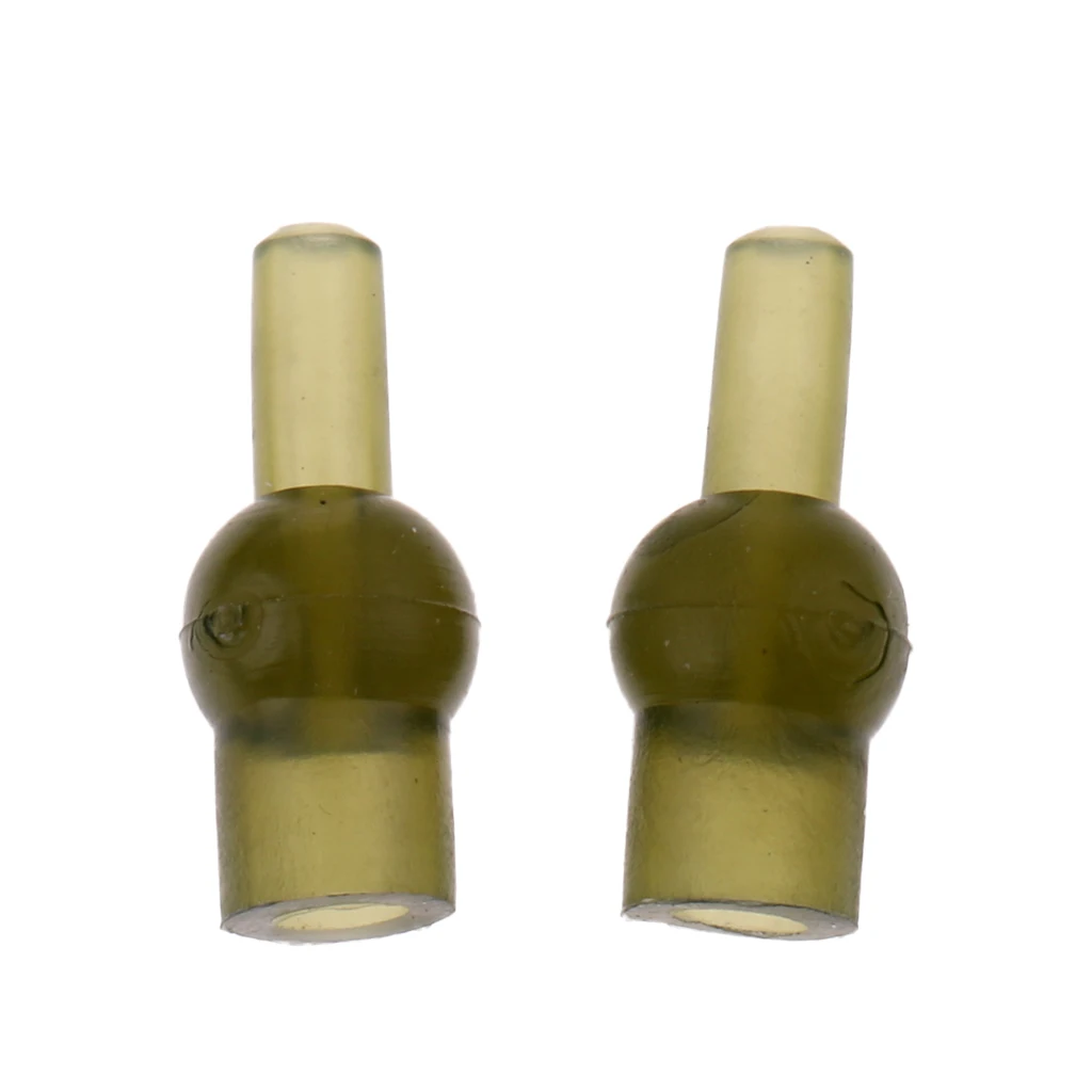 20pcs Tulip Beads Quick Change Rubber Cap Knot Protector for Carp Fishing | Спорт и развлечения