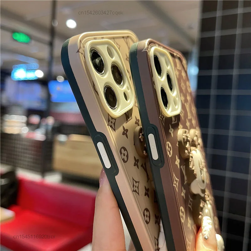 disney mickey kawaii case for iphone 13 11 12 pro max xs x xr silicone protective luxury cover aesthetic trendy designer women free global shipping