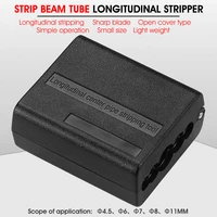 fiber slitter 4 5mm 11mm ribbon stripper longitudinal center pipe access stripping tool kit cutter for loose tube cable