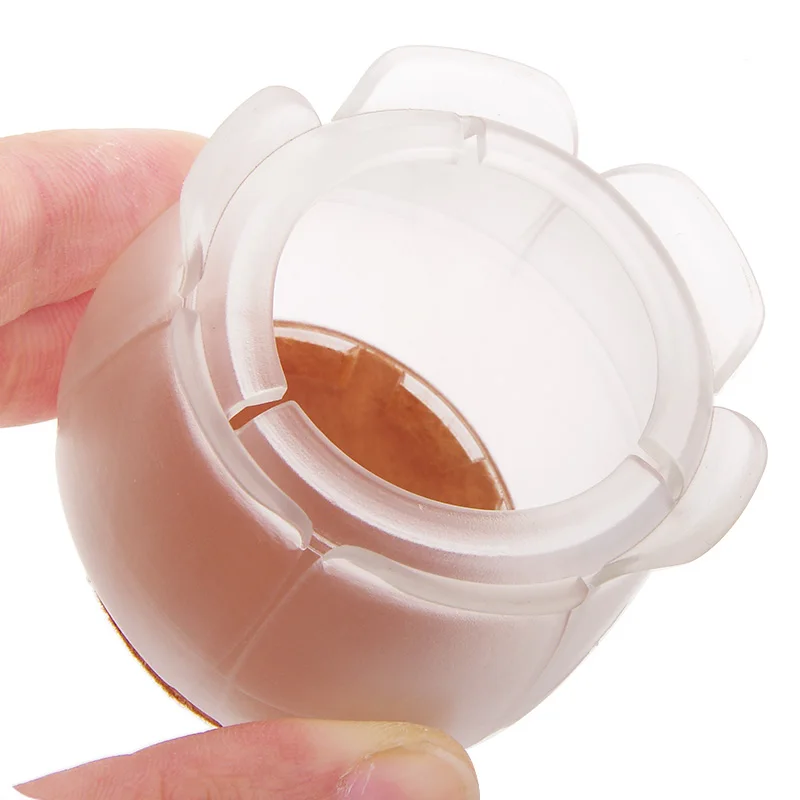 10 шт. прямоугольник круглой формы силиконовые ножки стула Шапки Non slip ножка стола