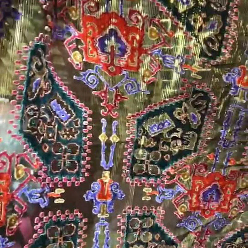 Рисунок 6 - Лимонно-зеленая золотая ткань