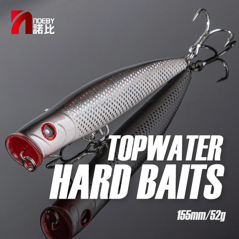 

Наживка Noeby Topwater Popper Bait 155mm52g, пластиковая наживка, искусственная рыба, рыба, воблер
