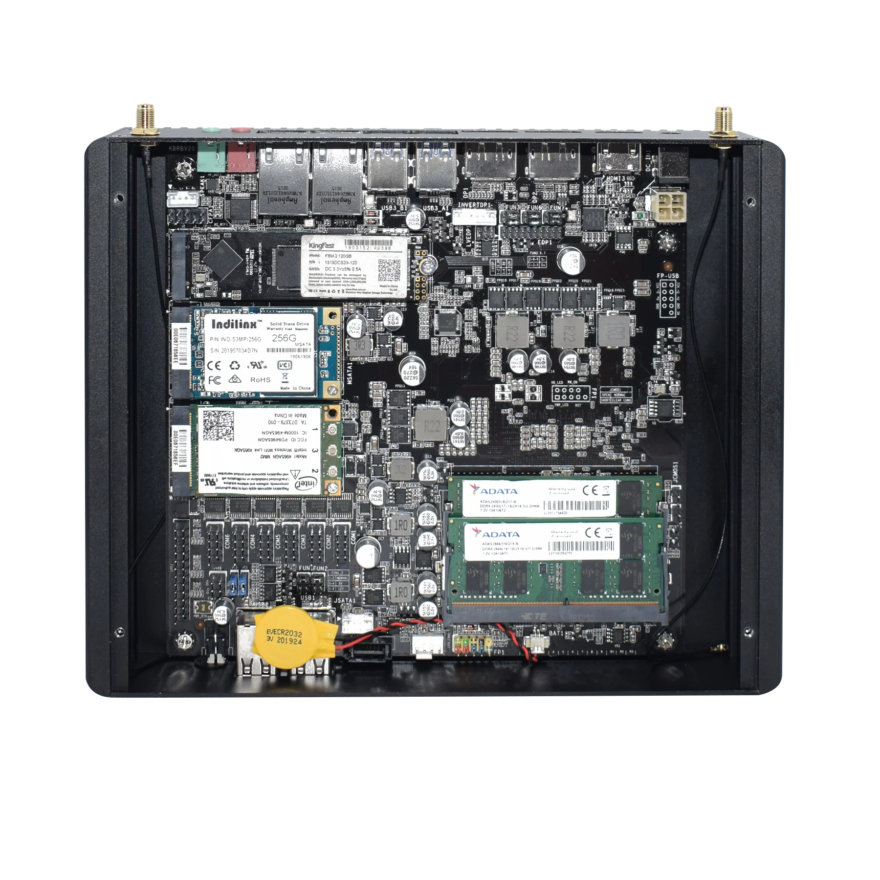 Промышленный мини-компьютер Intel core i5 8250U i7 8550U 2 * ddr4 lan 4 ГГц/телефон миниатюрный ПК