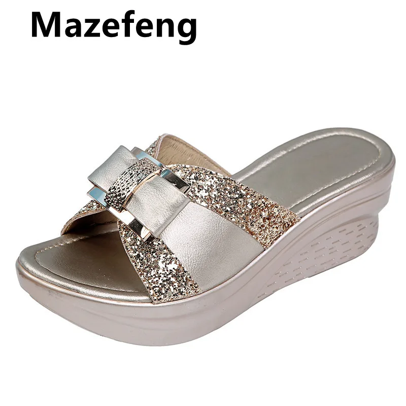 

2021; Сезон лето; Модные сандалии; Туфли с бантом; Летние сандалии; Тапочки для дома и улицы флип-флоп пляжная женская обувь, Тапочки