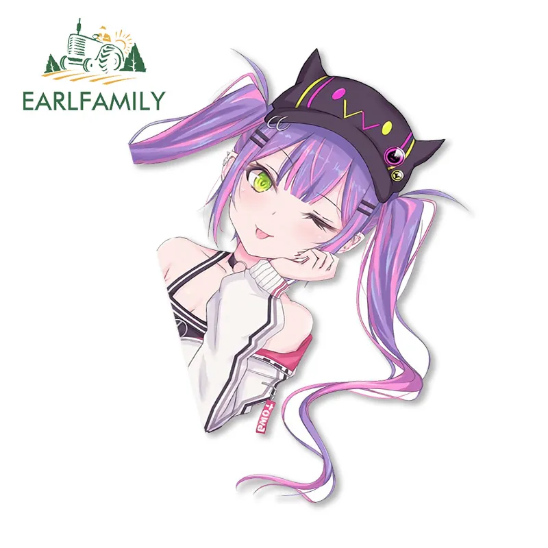 

EARLFAMILY 13 см x 8,7 см для Tokoyomai Towa Peek аниме автомобильные наклейки Campervan мотоциклетная наклейка для багажника доска для серфинга автомобильные а...