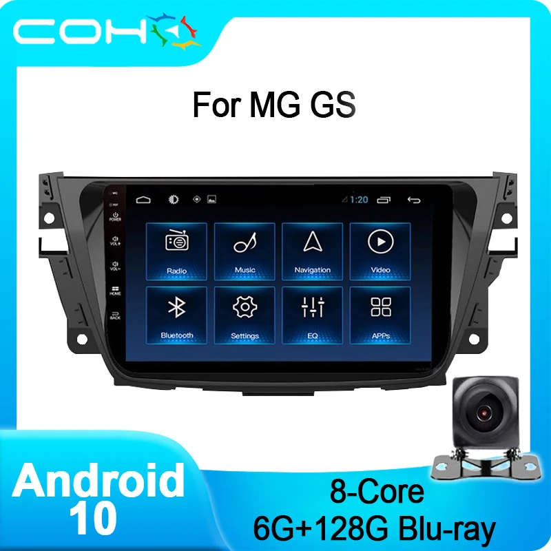 COHO для Mg Gs 2015-2020 Автомобильный мультимедийный плеер стерео радио Android 10 0
