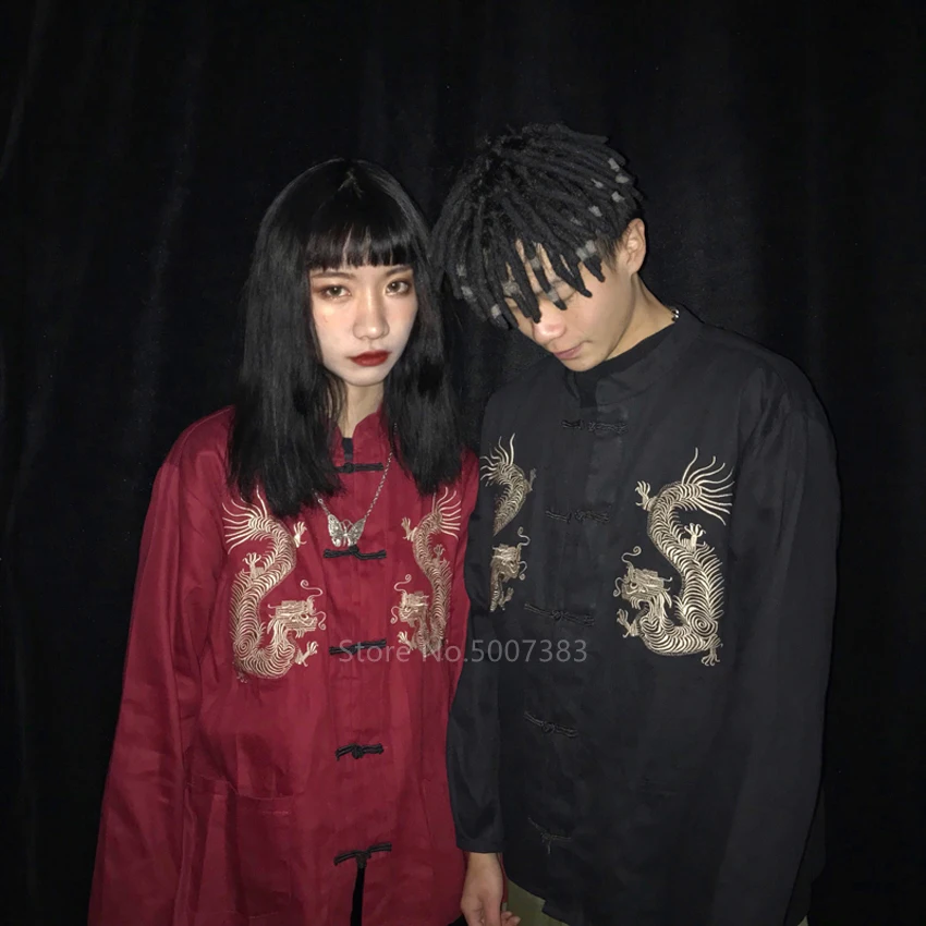 Традиционная китайская одежда 2021 костюм Тан с вышивкой дракона куртка для женщин