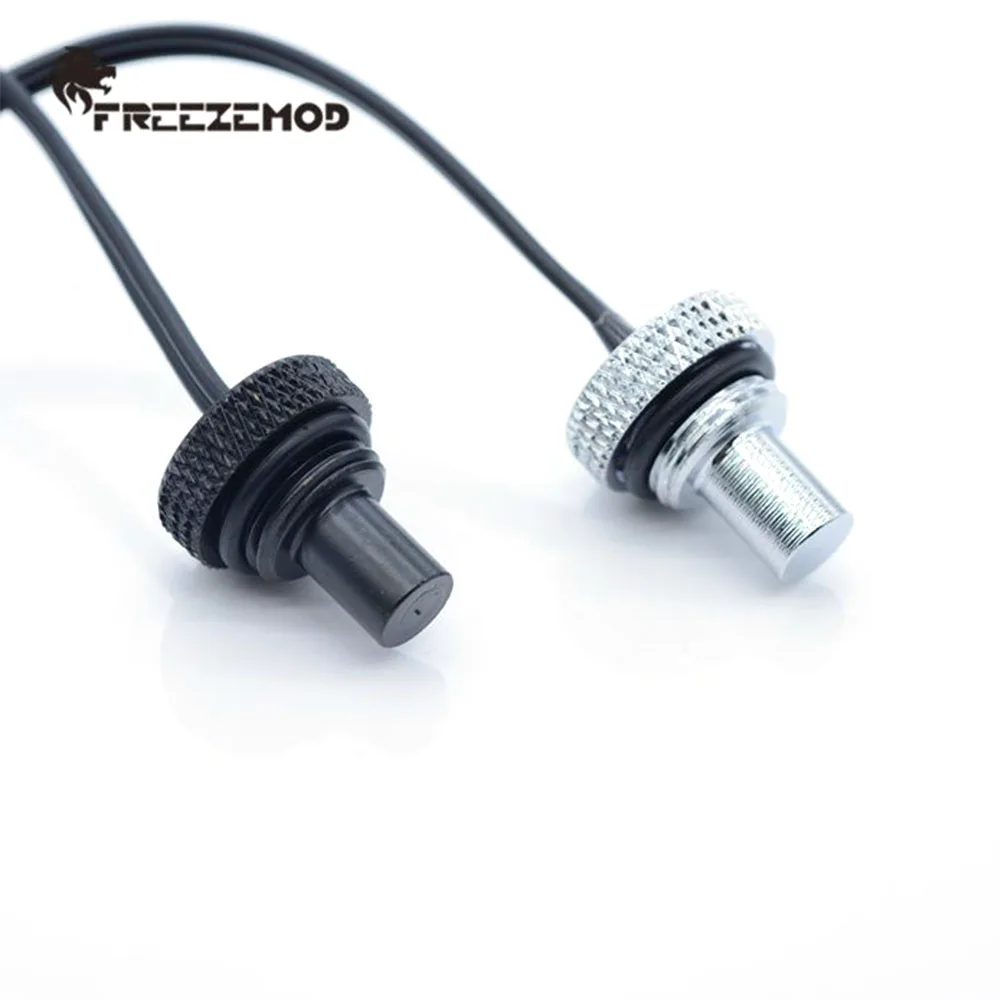 

FREEZEMOD Plug Temperature Sensor Thermometer Water Proof DuPont Terminal Interface Water Stop Water Cooler Fitting Modding