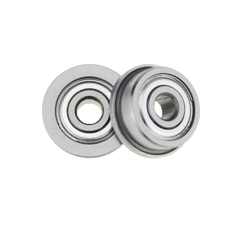 F623ZZ 3*10*4 мм направляющий роликовый подшипник фланцевая втулка шариковая F624ZZ F625ZZ