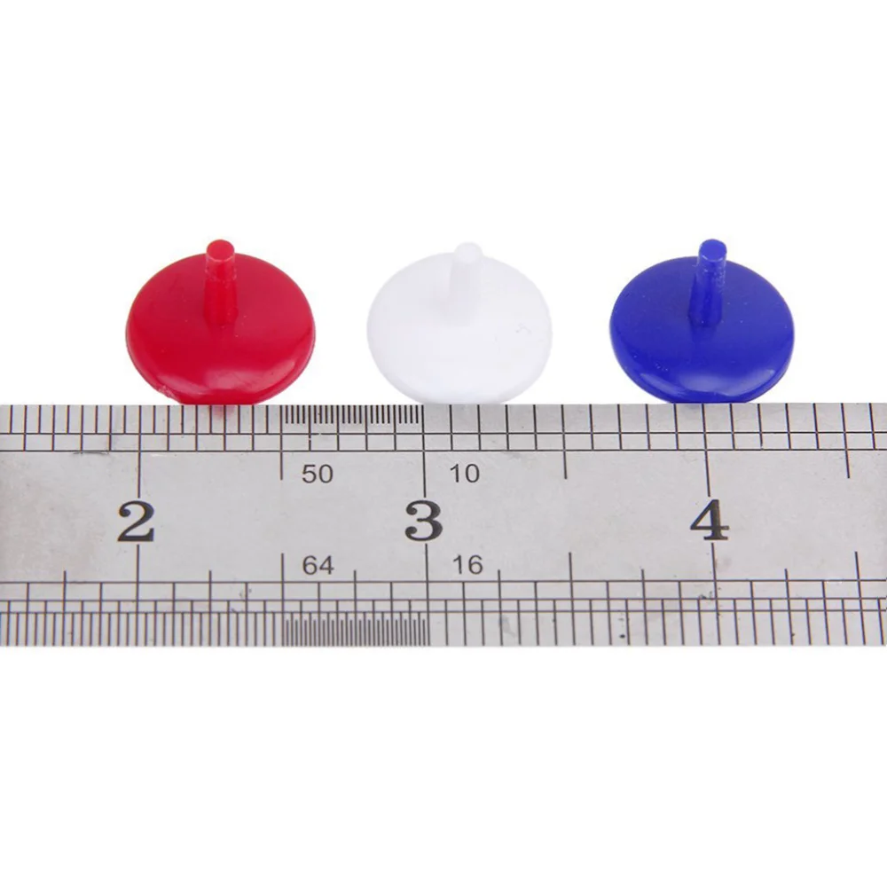 

50pcs Round Shaped 0.71 Inch Markers (Random Color)