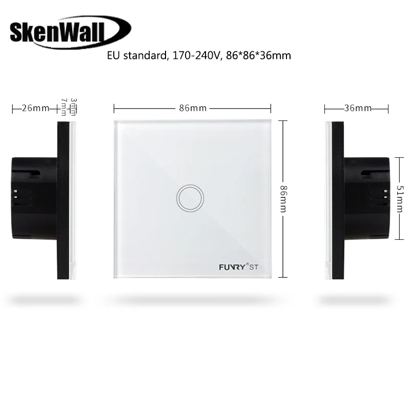 Настенный Смарт светильник ель с сенсорным выключателем 170 240 В|Выключатели| |