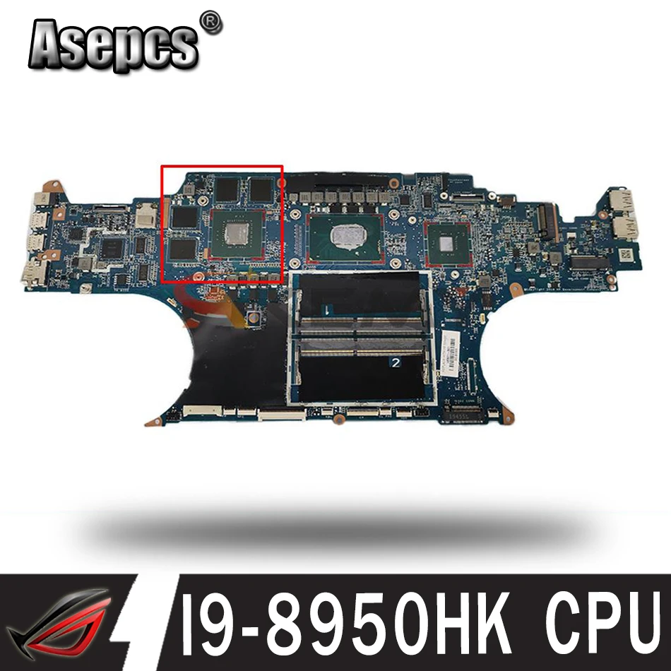 

L47579-601 L47579-001 For HP Zbook Studio X360 G5 EB1050 G1 Laptop Motherboard I9-8950HK CPU DA0XW1MBAI1 Mainboard 100% working