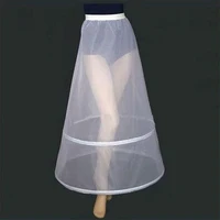 women white 2 hoops a line wedding accessories bridal crinolines vestidos de novia 2021 new underskirt bustle petticots